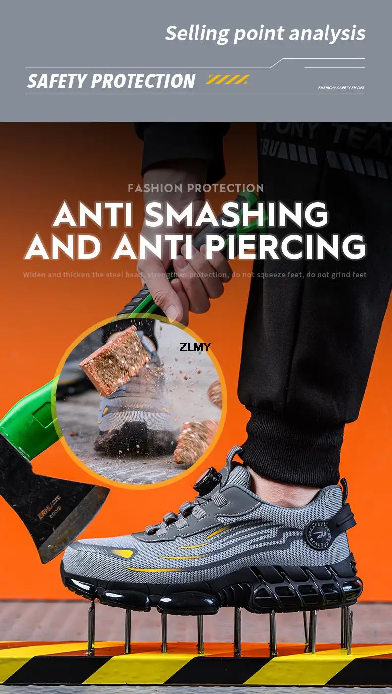  Anti-Smash Stiefel mit Belüftungsnetz