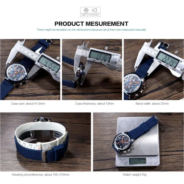 Men's Waterproof Chronograph Watch
