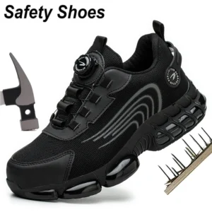 Sicherheitsstiefel Männer schwarz mit Stahlkappe – Industrie & Handwerk