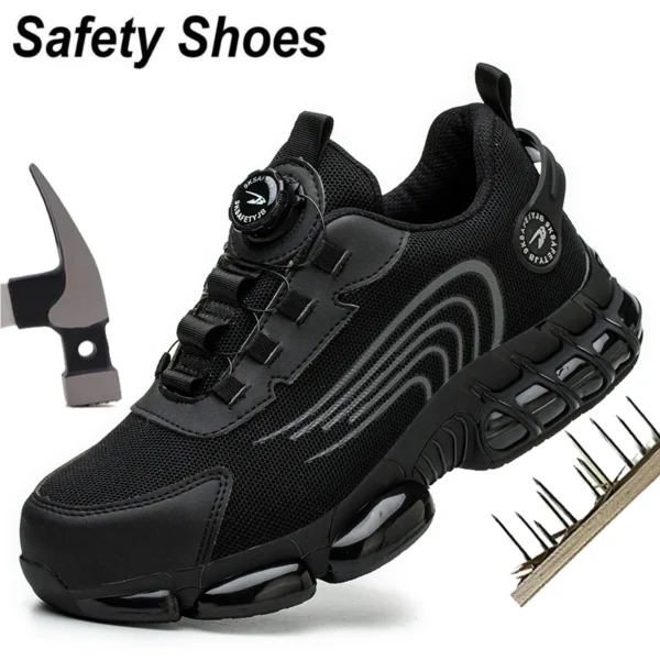 Sicherheitsstiefel Männer schwarz mit Stahlkappe – Industrie & Handwerk