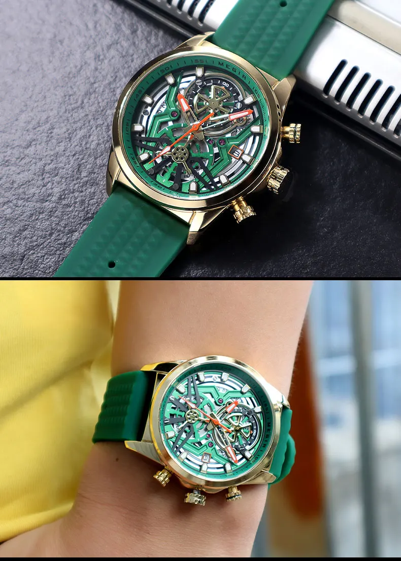 Herren Chronograph Quarzuhr
