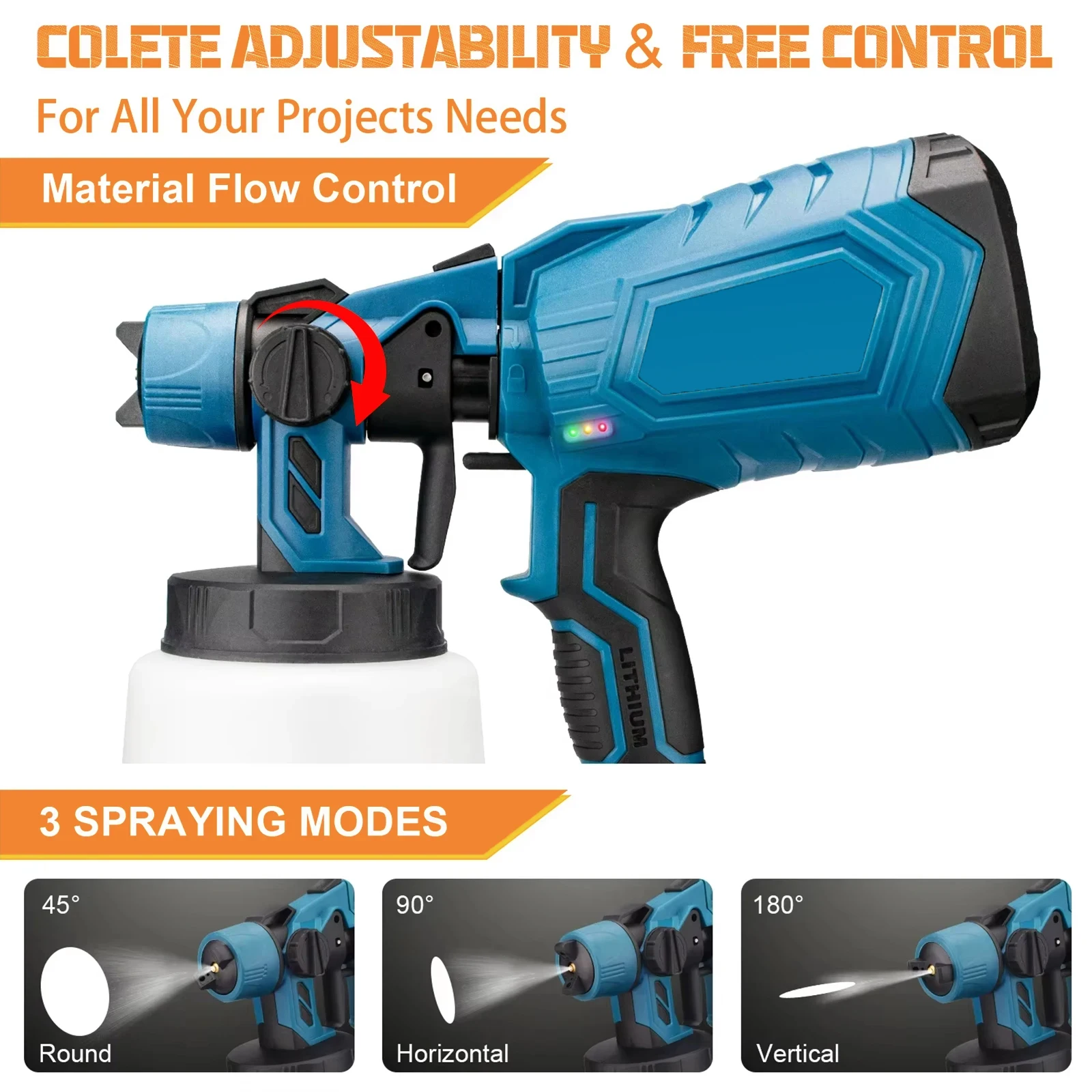1000W Css Electric Paint Spray Gun Powered 