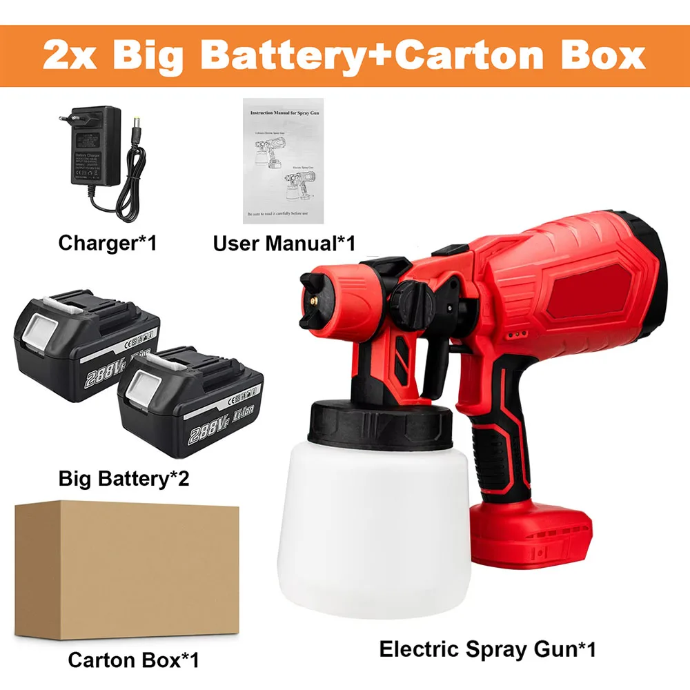 1000W Css Electric Paint Spray Gun Powered 