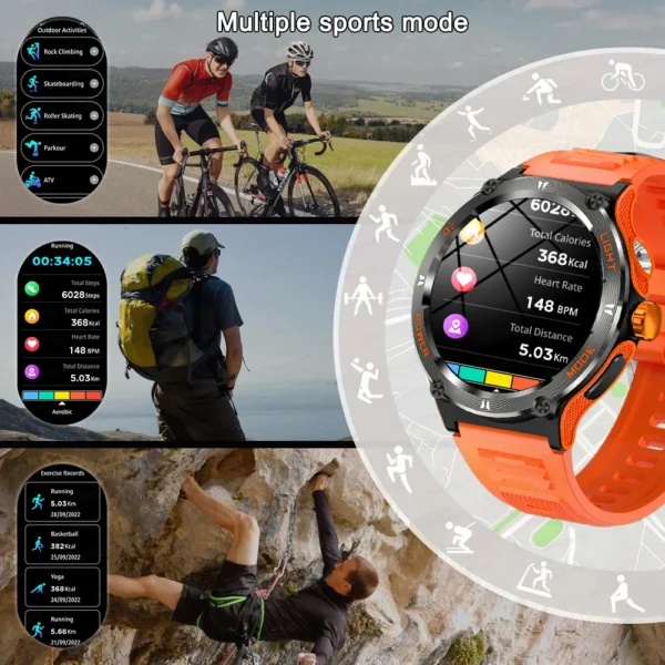 Smartwatch mit Da Fit App Kompatibilität