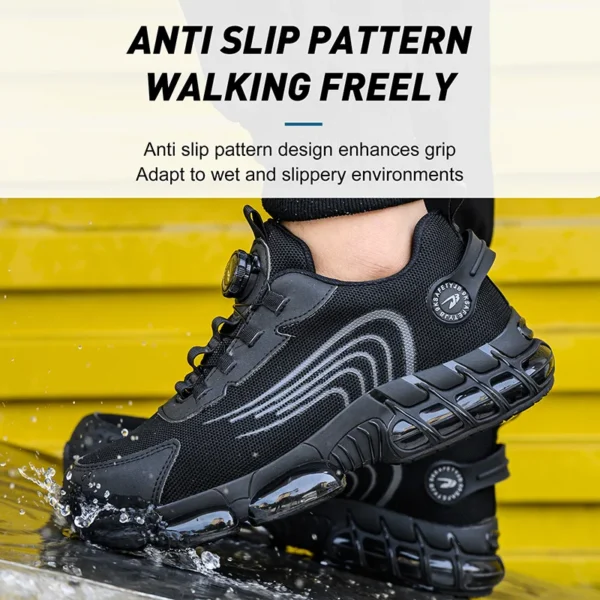 Sicherheitsstiefel Männer schwarz mit Stahlkappe – Industrie & Handwerk