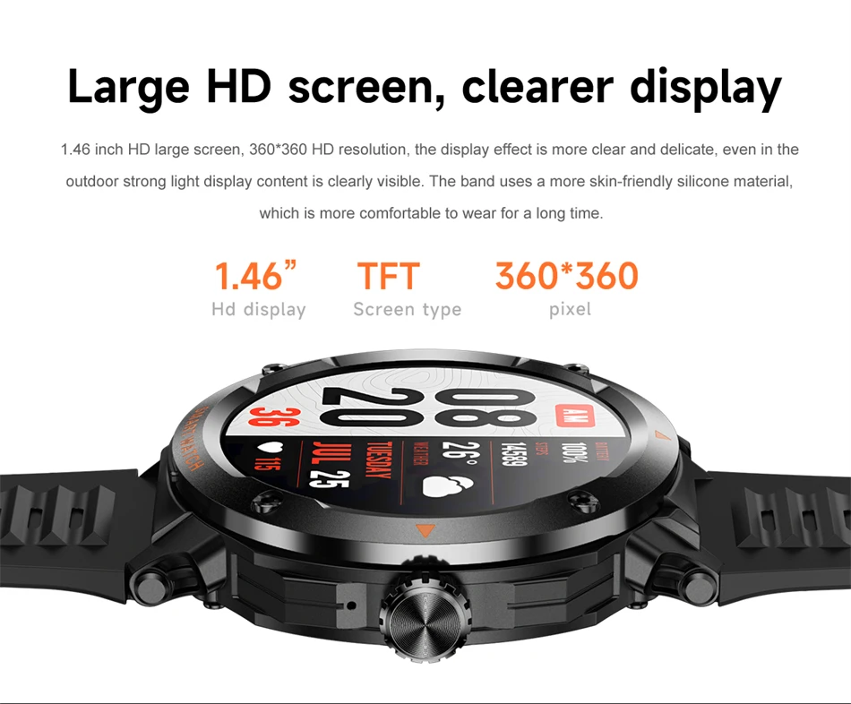 Smart Watch with Wireless Earbuds