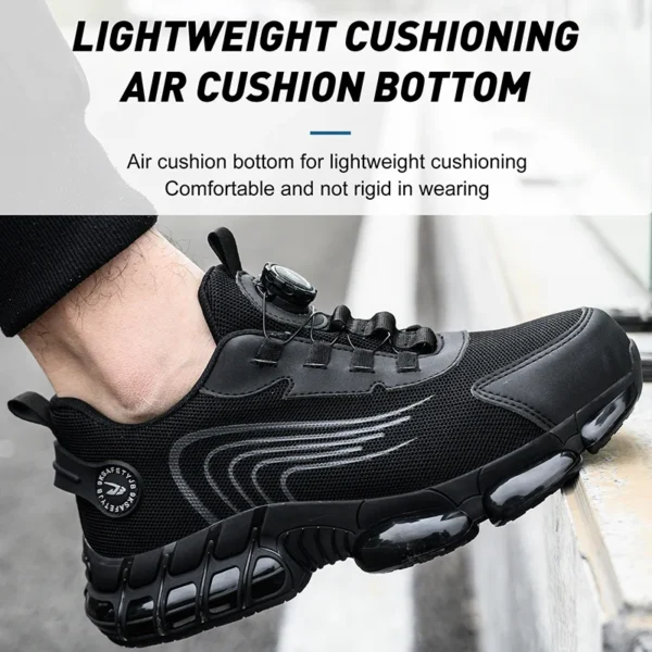Sicherheitsstiefel Männer schwarz mit Stahlkappe – Industrie & Handwerk