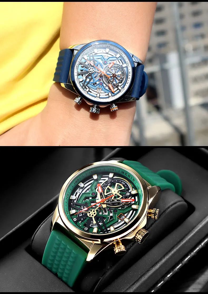 Herren Chronograph Quarzuhr