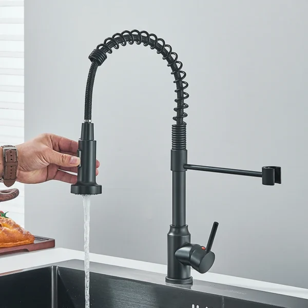 360° schwenkbare Edelstahl-Armatur für Spüle