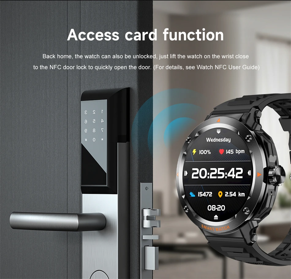 Smart Watch with Wireless Earbuds