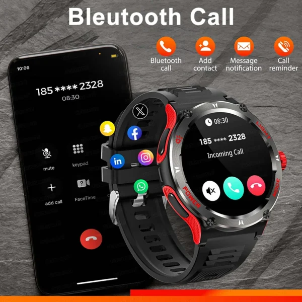 Smartwatch mit Da Fit App Kompatibilität