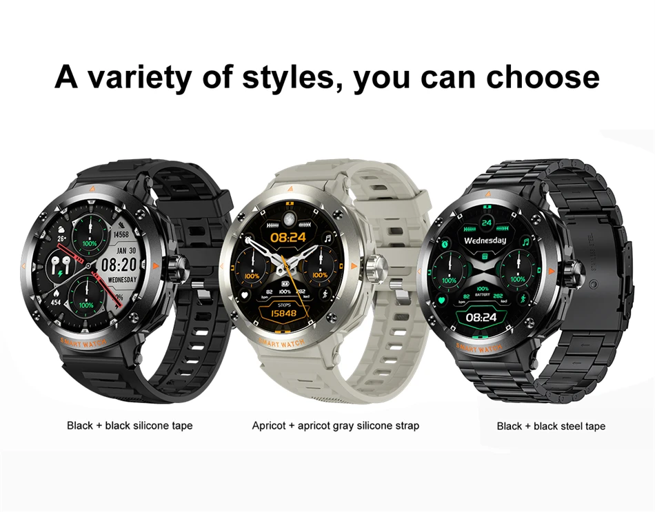 Smart Watch with Wireless Earbuds