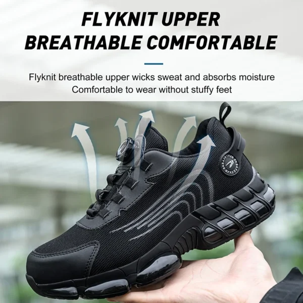 Sicherheitsstiefel Männer schwarz mit Stahlkappe – Industrie & Handwerk