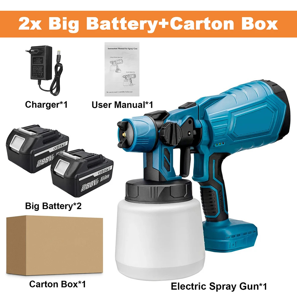 1000W Css Electric Paint Spray Gun Powered 