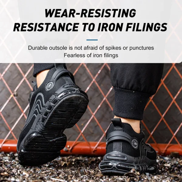 Sicherheitsstiefel Männer schwarz mit Stahlkappe – Industrie & Handwerk