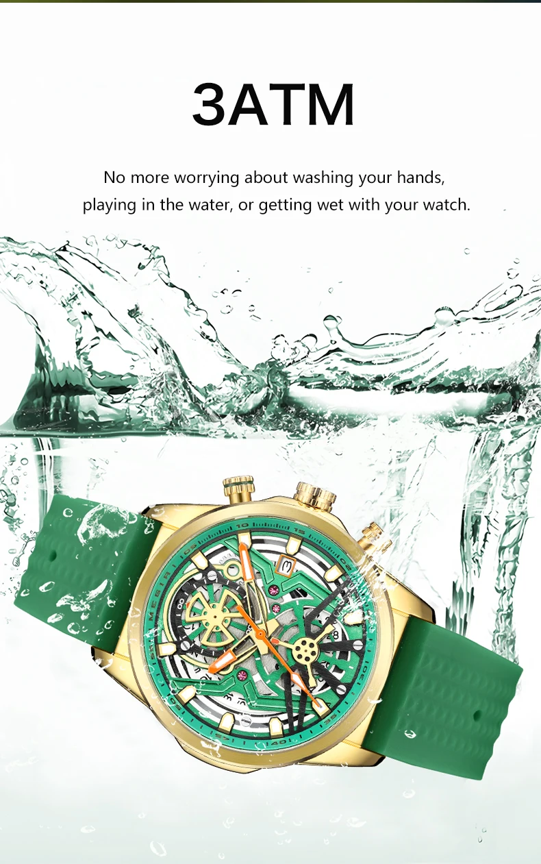 Herren Chronograph Quarzuhr