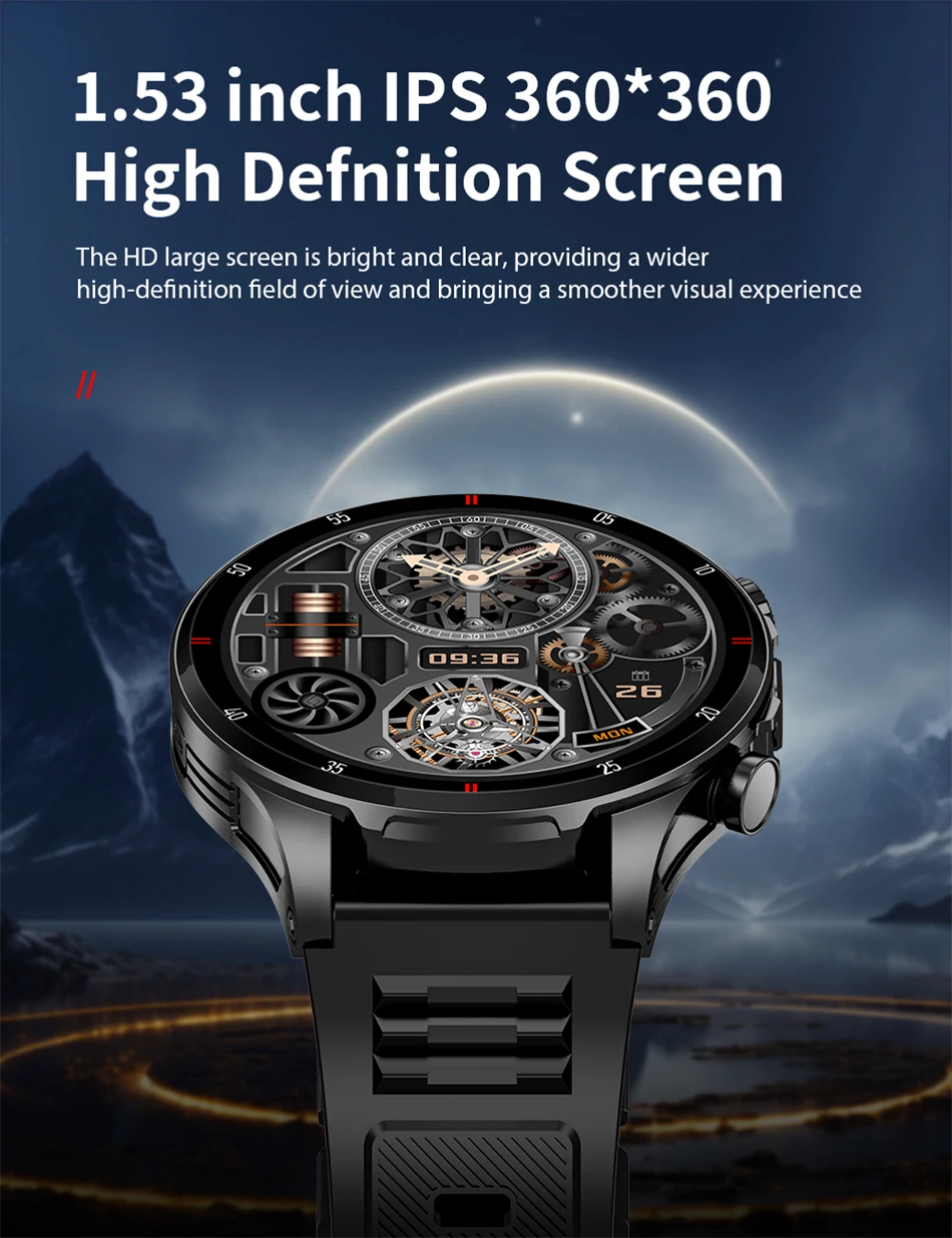 Männer Smartwatch mit Bluetooth