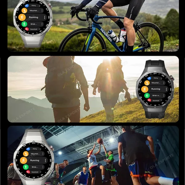 GT5 Pro Smartwatch mit AMOLED und GPS,