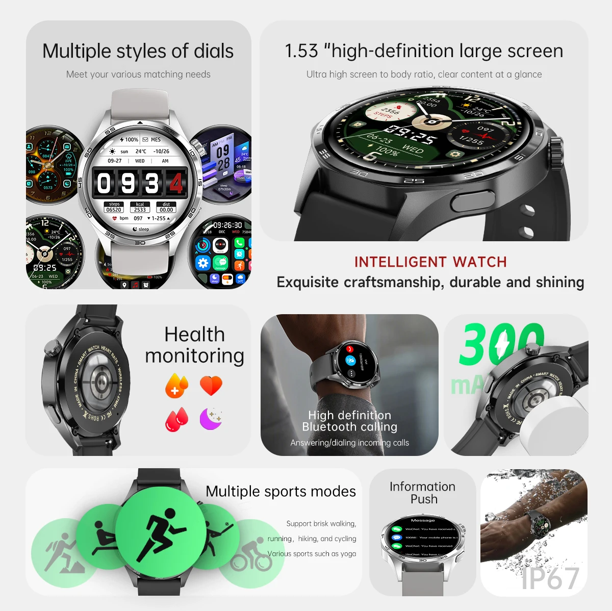 Herren Smartwatch