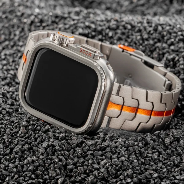 Titanarmband mit Metallgehäuse für Apple Watch Ultra