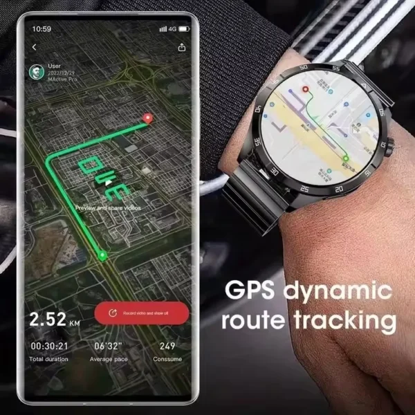 GT5 Pro Smartwatch mit AMOLED und GPS,