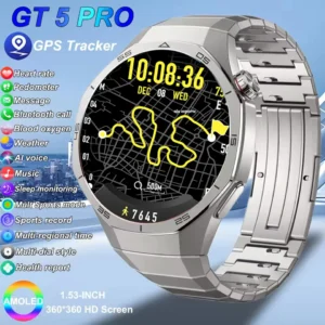 GT5 Pro Smartwatch mit AMOLED und GPS,