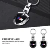 BMW leather keychain
