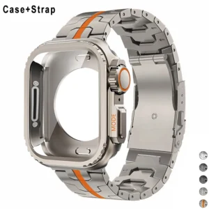 Titanarmband mit Metallgehäuse für Apple Watch Ultra