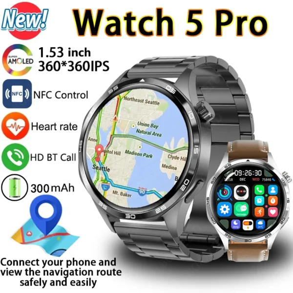 AMOLED smartwatch for men
