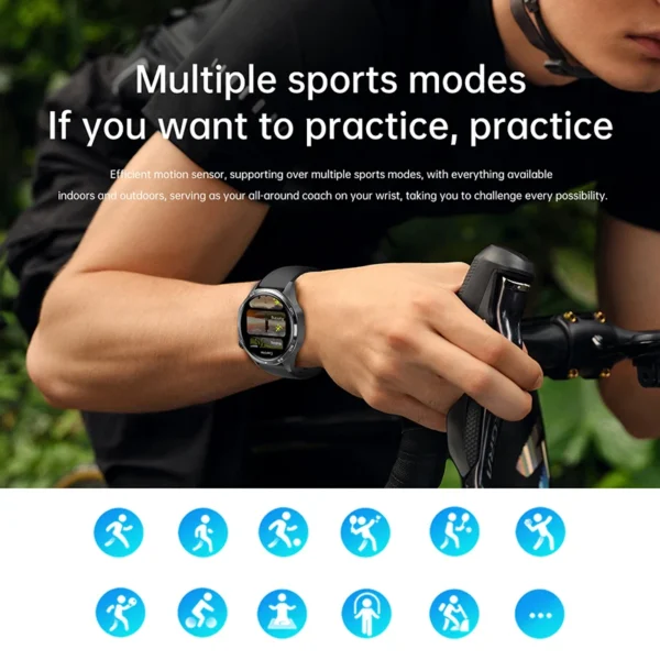 AMOLED smartwatch for men